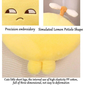Nouvelle conception créative, <span class=keywords><strong>coussin</strong></span> en peluche citron, jouet en forme de fruit, poupée citron pour canapé, bureau, <span class=keywords><strong>coussin</strong></span>, salon, cadeau pour enfants et adultes - Product Image 4