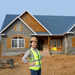 Casa Prefabricada Moderna <span class=keywords><strong>de</strong></span> 2 Dormitorios, Estructura <span class=keywords><strong>de</strong></span> <span class=keywords><strong>Madera</strong></span> SPF, Cabaña Modular para Construcción Residencial - Product Image 1