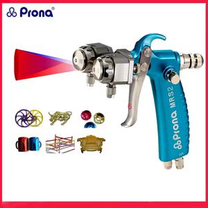 <span class=keywords><strong>Prona</strong></span> MRS2-2R 1.3mm Double Buse Chrome Pistolet Double Tête Air Revêtement Pistolet, HVLP Haute Pression Nano Chrome Peinture Pistolet - Product Image 5
