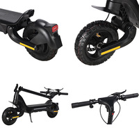 Scooter Eléctrico de Dos Ruedas para Adultos, Todoterreno, Plegable, de Aleación de Aluminio, 45 km/h, Alta Velocidad, Batería de Ultra Larga Duración