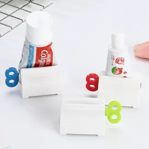 Mini Rolling Tube Toothpaste Squeezer Dispenser Seat Holder Stand Easy Cleaning Bathroom Products Household Cosmetics Squeezer