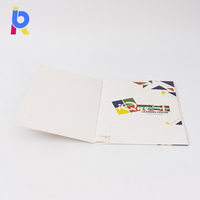 Diseño de Logotipo Personalizado, Impresión Personalizada, Carpetas de Archivos de Papel para Documentos de Presentación A4 Ecológicas para Negocios y Escuelas, CMYK/Pantone