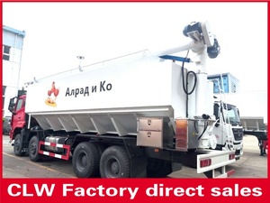 Camión de alimentación a granel Sinotruk HOWo 8x4 Euro 3 tanque Volumen 40cbm 20 toneladas Camión de alimentación de pollos en venta - Product Image 3