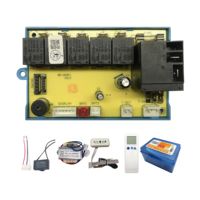 QUNDA kotak plastik QD-U03C + sistem kontrol AC Universal papan pcb dengan sensor ganda dan fungsi memulai ulang otomatis untuk pompa panas