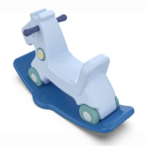 ABST plastik HDPE anak kuda goyang hadiah perosotan mainan balita anak laki-laki & perempuan <span class=keywords><strong>3</strong></span> in 1 PE uniseks plastik sepatu kuda permainan anak-anak ABST-Y02 - Product Image 4