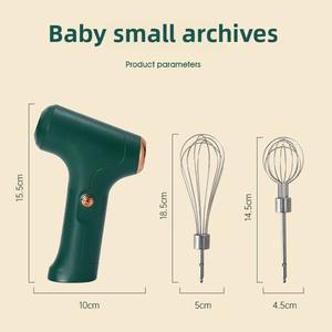 Electric <b>Mixer</b> Wireless Food Blender Tool with One-Touch Speed Control Household <b>Cordless</b> Electric <b>Hand</b> <b>Mixer</b> for Kitchen - Product Image 6