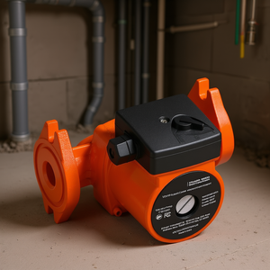 Pompe de circulation Vevor 17 GPM 120V 3 vitesses pour système de recirculation d'eau chaude domestique - Product Image 2