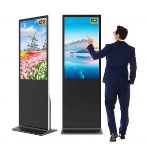 55 Inch Trong Nhà Tương Tác Kiosk <span class=keywords><strong>LCD</strong></span> Signage Totem Tầng Đứng Màn Hình Cảm Ứng Quảng Cáo Kỹ Thuật Số <span class=keywords><strong>Media</strong></span> <span class=keywords><strong>Player</strong></span> - Product Image 1
