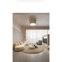 Ensemble de canapés Villa Nuage de Vent Crème 7 places au design minimaliste, avec tissu texturé moelleux et mousse compressée, style français moderne