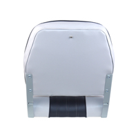 Siège de bateau marin pliable en cuir PU imperméable, siège de pêche rabattable pour bateau à fond plat, chaise pour yacht et petite embarcation