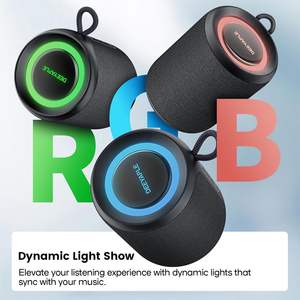 Haut-parleur Bluetooth Deeyaple 15W étanche portable avec lumières pour les voyages et l'extérieur - Product Image 6