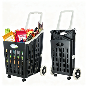 Chariot de supermarché grande capacité 340L, robuste, en treillis métallique, avec roulettes silencieuses, pour usage commercial en épicerie et vente au détail, kit complet - Product Image 3