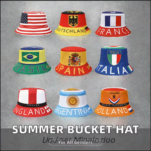 Chapeau d'été confortable avec broderie de dessins animés et nœuds tendance, protection UPF - Product Image 2