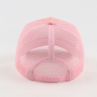 Casquette Trucker Rose en Velours Côtelé à 5 Panneaux, Réglable, Unisexe, avec Broderie Appliquée Personnalisée, Vente en Gros, pour Usage Quotidien en Extérieur