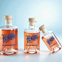 Offre Spéciale – Bouteilles en Verre Super Flint Personnalisables avec Logo pour Spiritueux (Gin, Rhum, Vodka, Brandy, Whisky, Tequila) – 100ml, 250ml, 375ml, 500ml, 750ml, 1000ml