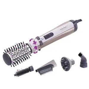 Hair Brush With Comb Professional Hair Straightener Brush With Removable Comb