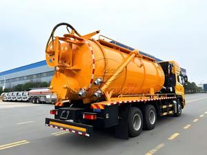 รถดูดฝุ่นอเนกประสงค์ Dongfeng D7V แบบเจ็ทแรงดันสูง สำหรับทำความสะอาดท่อระบายน้ำขนาดใหญ่ในเขตเทศบาล - Product Image 4
