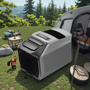 Climatiseur solaire extérieur grande capacité ECOFLOW WAVE3 avec longue autonomie de batterie pour le chauffage et le refroidissement des voitures - Product Image 2