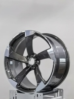 Jantes de voiture de tourisme en aluminium Mingyue Flow Forming Black Machine Face pour Audi Q5 Q5L Q7 Q8 RSQ3 ABT 17 18 19 20 21 pouces 5X112