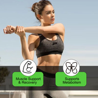 Poudre de protéines végétales 21g Récupération musculaire Métabolisme Digestion Contrôle de la faim Concentration Énergie Brûlage des graisses Vieillissement sain