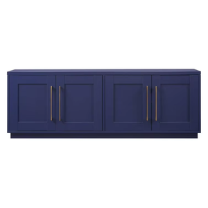 Fábrica al por mayor gabinete de madera azul moderno de lujo muebles de sala de estar largo Simple soporte de TV fácil de <span class=keywords><strong>poner</strong></span> juntos - Product Image 3