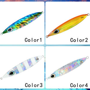 MISTER JIGGING 56G 100g Sticker Eyes Metal jig lure4 colores Luminous Slow Pitch Deep Sea Jig señuelo de <span class=keywords><strong>pesca</strong></span> - Product Image 2