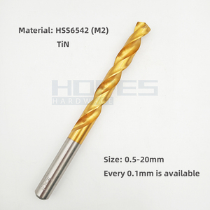 Đầu kho xoắn thẳng song song mạ TiN HSS6542, kích thước 10.5 11 12 <span class=keywords><strong>13</strong></span> 14 15 <span class=keywords><strong>16</strong></span> 17 18 19 20mm - Product Image 4