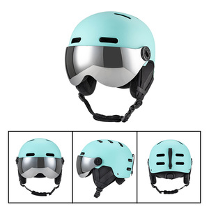 หมวกกันน็อคสกีสโนว์บอร์ด OEM พร้อมไฟวิเซอร์ วัสดุ ABS+EPS สำหรับเล่นฟรีสไตล์ - Product Image 5