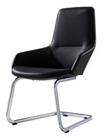 Chaise de bureau exécutive moderne en cuir véritable à prix réduit, avec tubes en aluminium et finition électrolytique, idéale pour la salle de sport, la maison ou le bureau.