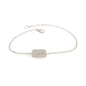 Braccialetto dell'Amicizia Personalizzato in <span class=keywords><strong>Argento</strong></span> Sterling 925 Placcato Oro <span class=keywords><strong>con</strong></span> <span class=keywords><strong>Incisione</strong></span>, Design a Barra Vuota per <span class=keywords><strong>Uomo</strong></span> e Donna - Regalo per Feste - Product Image 4