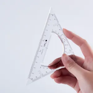 wholesale cheap scale ruler 2pieces set square drawing multi-function set squares school office stationary