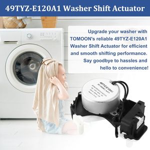 Actuador de Cambio de Marcha para <span class=keywords><strong>Lavadora</strong></span>, de Acero Reforzado, 49tyz-e120a1, para Lavadoras <span class=keywords><strong>Whirlpool</strong></span>, Amana, Maytag, 110V, Repuesto - Product Image 6