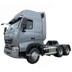 China low price Sinotruck 371HP 420 HP tractor 6x4 prime mover 10 wheels Tractor Truck connect Trailer Head