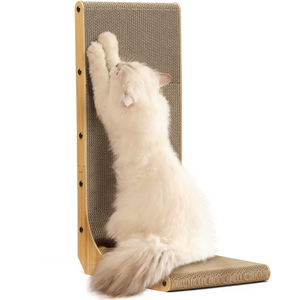 Planche à gratter pour chat de type L personnalisée, améliorée, en sisal, résistante à l'usure et aux rayures, murale verticale, jouet pour chat - Product Image 1