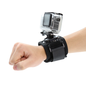 <span class=keywords><strong>Support</strong></span> de <span class=keywords><strong>poignet</strong></span> rotatif à 360 degrés HONGDAK pour caméra <span class=keywords><strong>GoPro</strong></span>, style gant, avec vis - Product Image 1