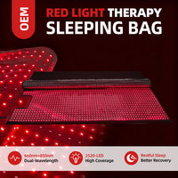 Couverture et tapis de luminothérapie infrarouge rouge pleine longueur OEM JDM avec 2520 LED pour soulagement de la douleur, garantie 1 an pour usage domestique