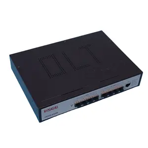 HSGQ-E04M OLT C320 Mini 4 Ports FTTH Network Solution Gpon Epon Olt Compatible With Any Brand ONU