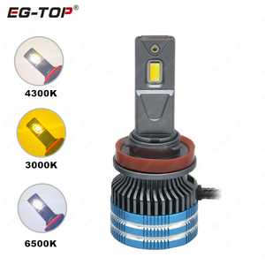Ampoule LED H4 12V, phare LED H1 H7 H8 H11 HB3 HB4 40W, lumières LED 2 couleurs, lampe de voiture, <span class=keywords><strong>automobile</strong></span>, phare LED - Product Image 2