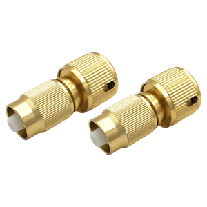 2 cái bề mặt nhẵn nhôm vườn <span class=keywords><strong>Hose</strong></span> sửa chữa nối nhanh chóng sửa chữa Adapter cho bị hư hỏng hoặc bị rò rỉ Ống - Product Image 2