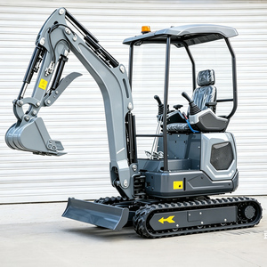 Envío Gratis Mini Excavadora de 1.8 Toneladas CE EPA Hidráulica Nueva, Excavadora de Orugas 1T/1.5T/2T, Miniexcavadora Pequeña con Motor para Granja - Product Image 3