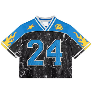 Custom Sublimated Printing Streetwear Trendy Football Shirt Embroidery <strong>Design</strong> Mesh Crop National Team Fans Football Jersey