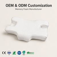 Oreiller Ergonomique en Mousse à Mémoire de Forme Anti-rides pour Dormeurs Latéraux, Soutien du Visage, Anti-âge, Soin de la Peau, Conception Respirante, Anti-statique