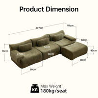 Neues Design Vakuum kompression L-Form Eck kombination Luxus ohne Knochen Sofa garnitur Möbel Modulares Schlafs ofa