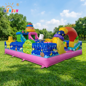 WINSUN - Castillo Inflable Grande con Temática de Parque de Diversiones, Trampolín Espacial Interestelar de PVC, Tamaño Personalizado, Resistente al Fuego - Product Image 1