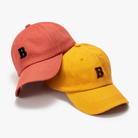 Nueva llegada bordado B algodón suave deporte sombrero Retro carta bordado viajar gorra de béisbol al aire libre