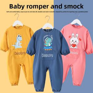 Combinaison de ramper pour bébé, combinaison une pièce, vêtement de protection en polyester doux et confortable, tablier de plein air tout-en-un pour tout le corps - Product Image 3