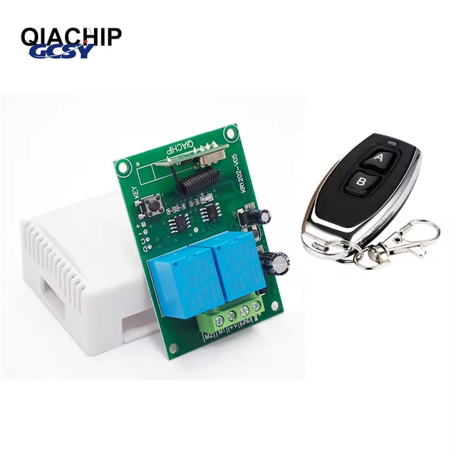RF Motor Remote Control Switch 433MHz DC 6V 12V 18V 24V 48V 60V Relay Module Transmitter for Motor Forwards Reverse Stop/DIY