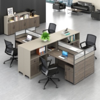 Meilleures ventes : Écran de bureau individuel en bois, moderne, élégant et durable, pour 1 à 4 personnes, anti-collision, anti-rayures, grande capacité