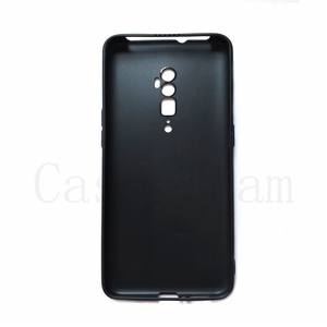 เคสโทรศัพท์มือถือซิลิโคนเนื้อด้านสำหรับ <span class=keywords><strong>OPPO</strong></span> Reno <span class=keywords><strong>10X</strong></span> <span class=keywords><strong>ZOOM</strong></span> สีดำ - Product Image 2