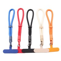 Cordon de poignet TOLKA pour téléphone avec boucle rotative en métal, design minimaliste, sangle en polyester